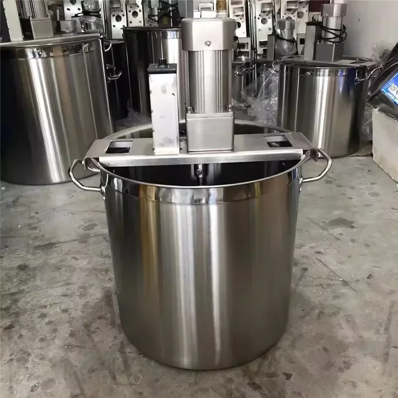 Brocheta caliente picante de Material inferior de olla caliente automática a pequeña escala, mezclador de salsa para freír, salsa para freír