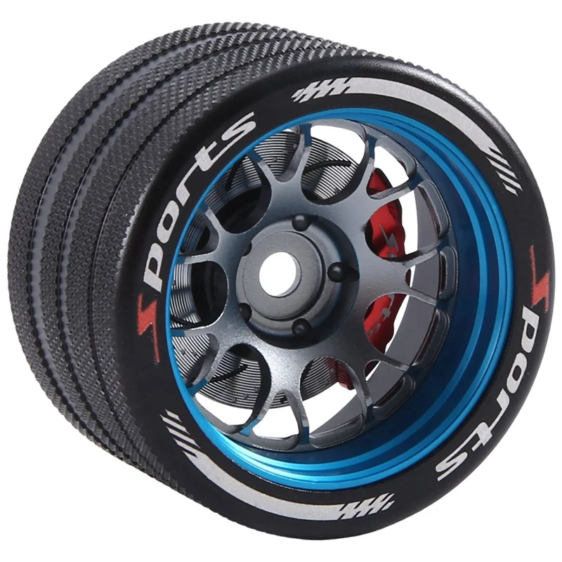 

DELAM-2X RC Ручное колесо с тормозным дисковым тормозным суппортом для SANWA MT4/FUTABA 4PX/Flysky NB4/KO EX Next/WFLY X9 Передатчик Синий