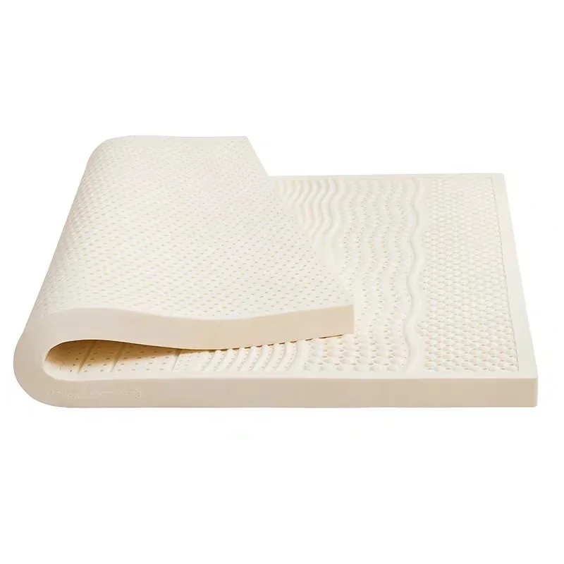 100% Natural Latex Mattress Tatami 95D Medium Soft Cervical Vertebra Massage Pressure Release Single Double Size Bed Mattress