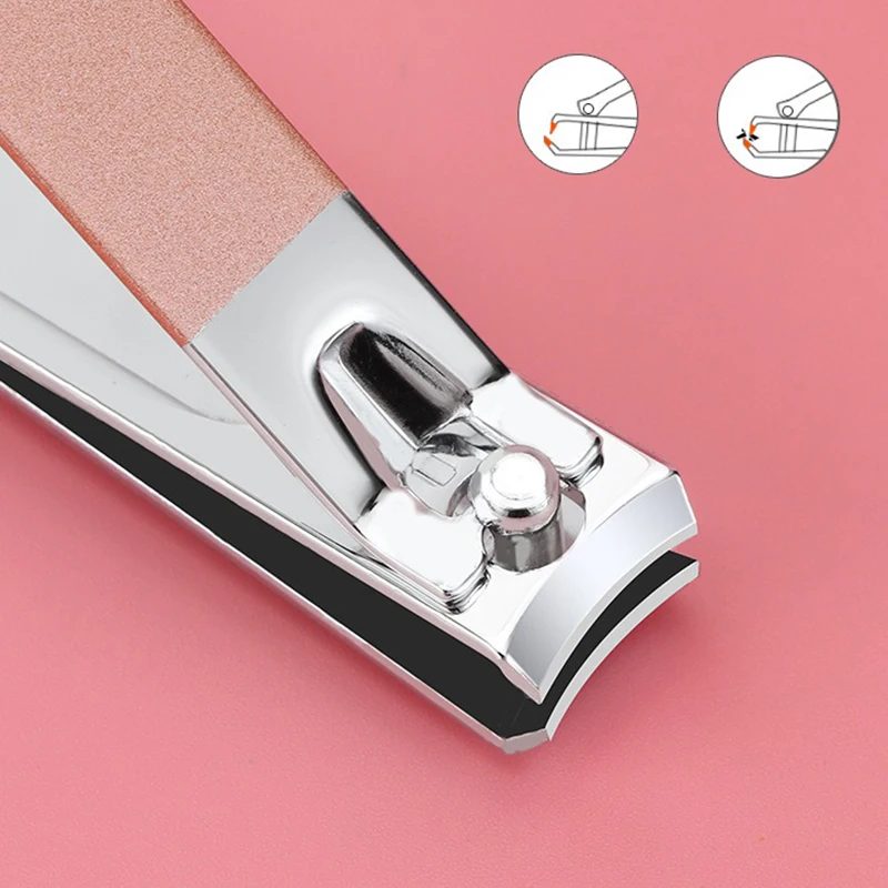 휴대용 매니큐어 세트, 전문 네일 풋 케어 페디큐어 손톱깎이, 페디큐어 나이프 그루밍 키트, 핑크 접이식 가방 포함, 15 개