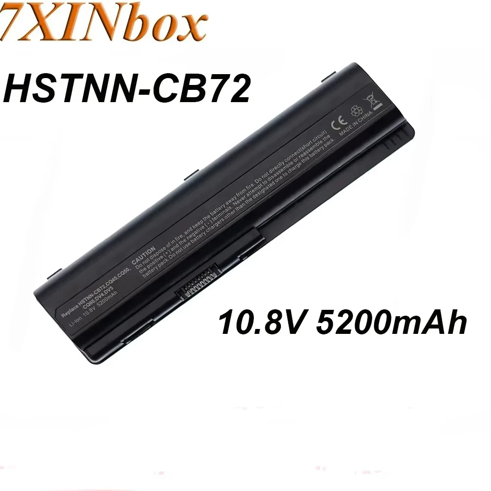 7XINbox HSTNN-CB72 HSTNN-IB72 5200mAh Laptop Battery For HP Compaq Presario CQ40 CQ45 CQ50 CQ60 CQ61 CQ70 CQ71 DV4 DV5 DV6 Serie