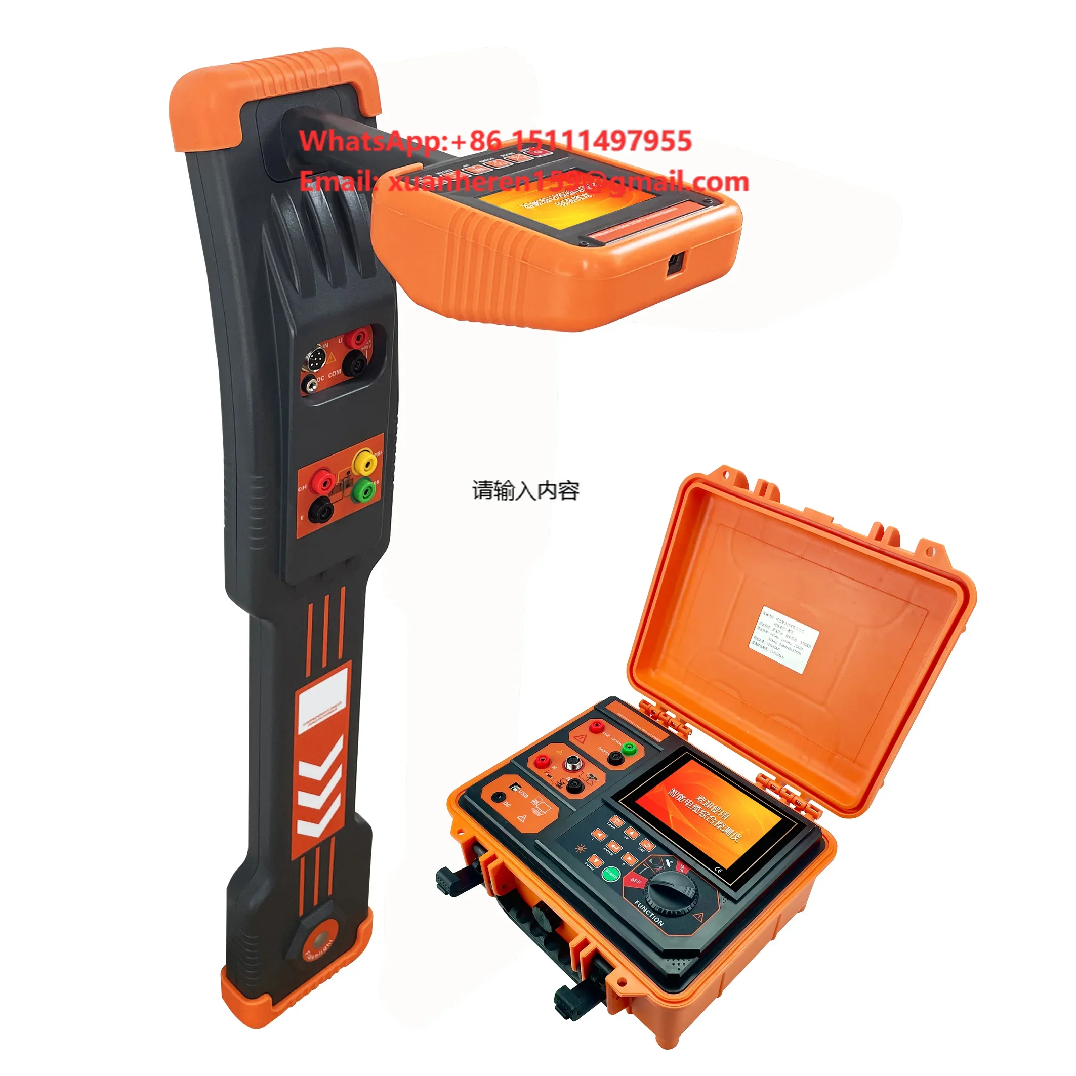 Professional Underground Cable Tester for Locating Faults Showing Direction & Detecting Depth Multifunction Cable Identifier