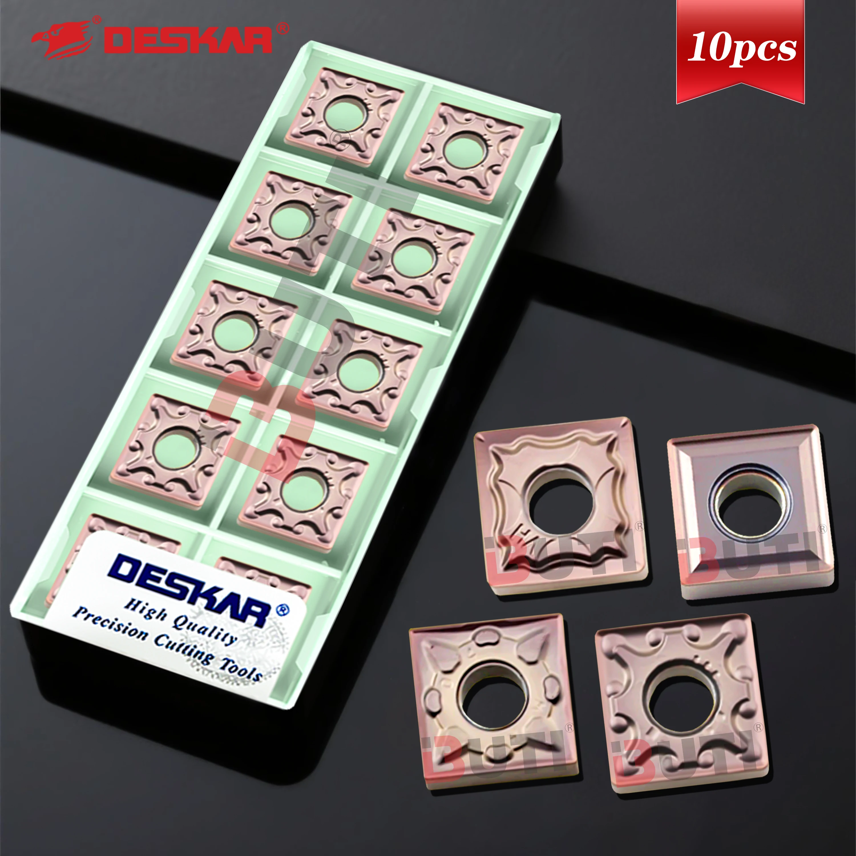 

DESKAR 100% Original Square Outer Circle Turning Tool SNMG120404 120408 120412-MM MA HS HA LF6118 Stainless Steel Special Insert