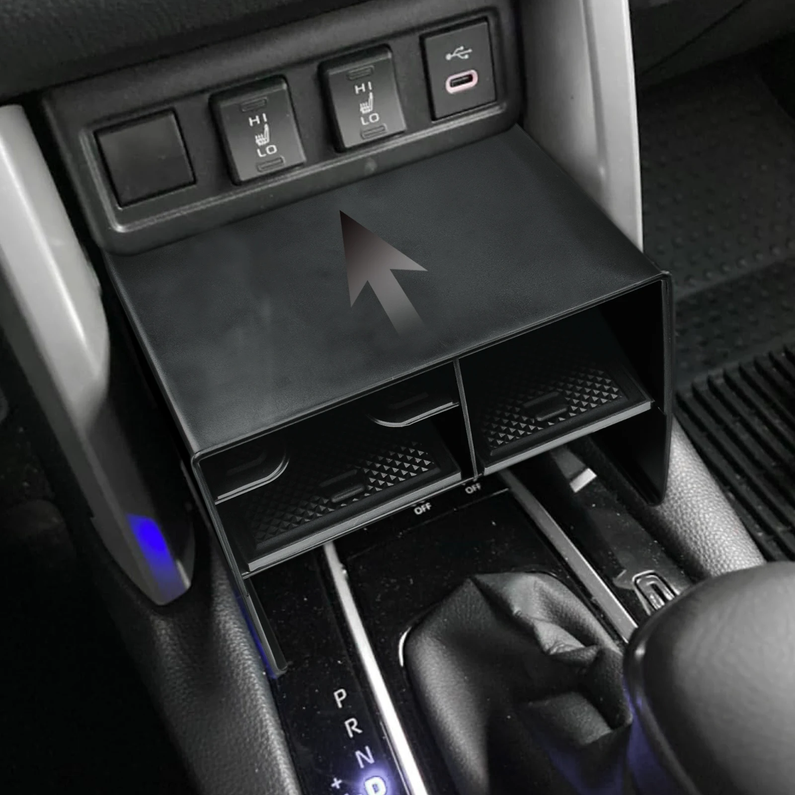 For 2022-2025 Toyota Corolla Cross Center Console Organizer Tray Secondary Armrest Box Storage Accessories Car Storage Organizer - Image 3
