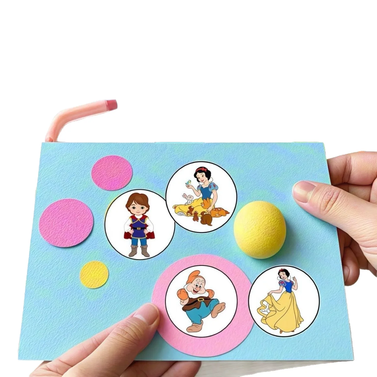 500pcs Disney Snow White Ariel Stickers Roll Princess Decals Stickers For Laptop Water Bottles Phone Computer