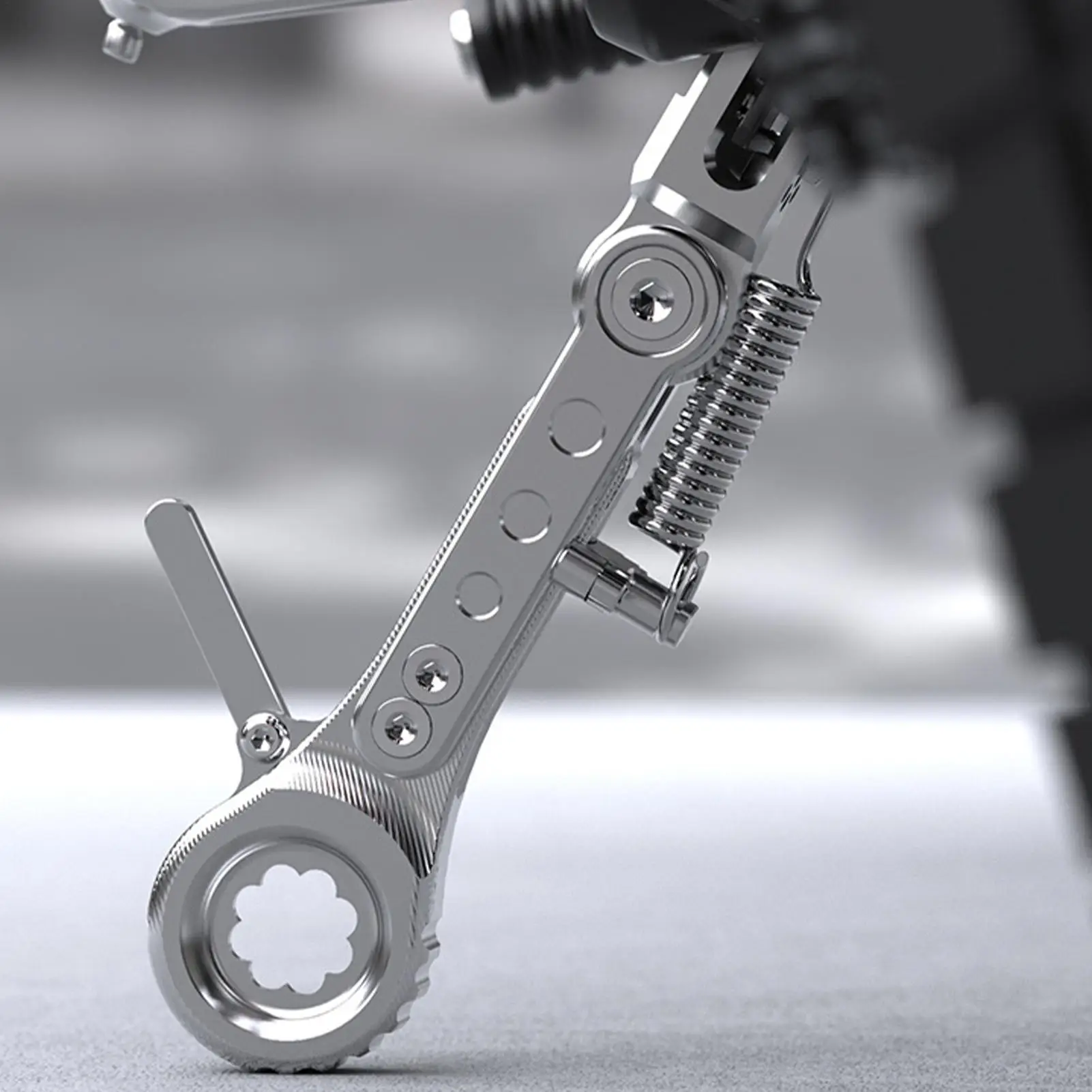 

Kickstand Motorcycle Strong Load-Bearing Capacity Motorbik Foot Side Support Adjustable Parking Kickstand For Electric Motorbik