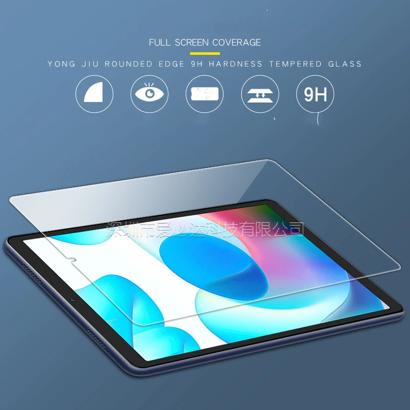 2 шт. закаленное стекло с полным покрытием для планшета Realme Pad Mini 8,7 дюйма Защитная пленка для экрана