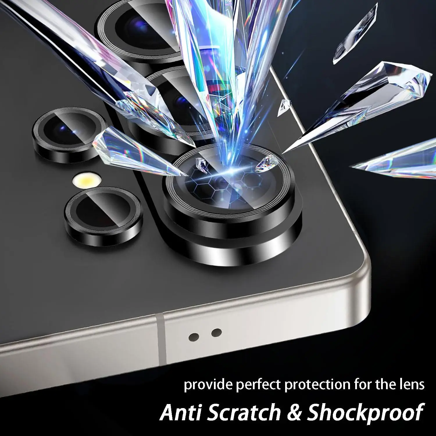 

1Set Individual Metal Ring Cover Camera Protector For Samsung Galaxy S26/S26 Plus/S26 Ultra S26u AR Glass Lens Cap Cover