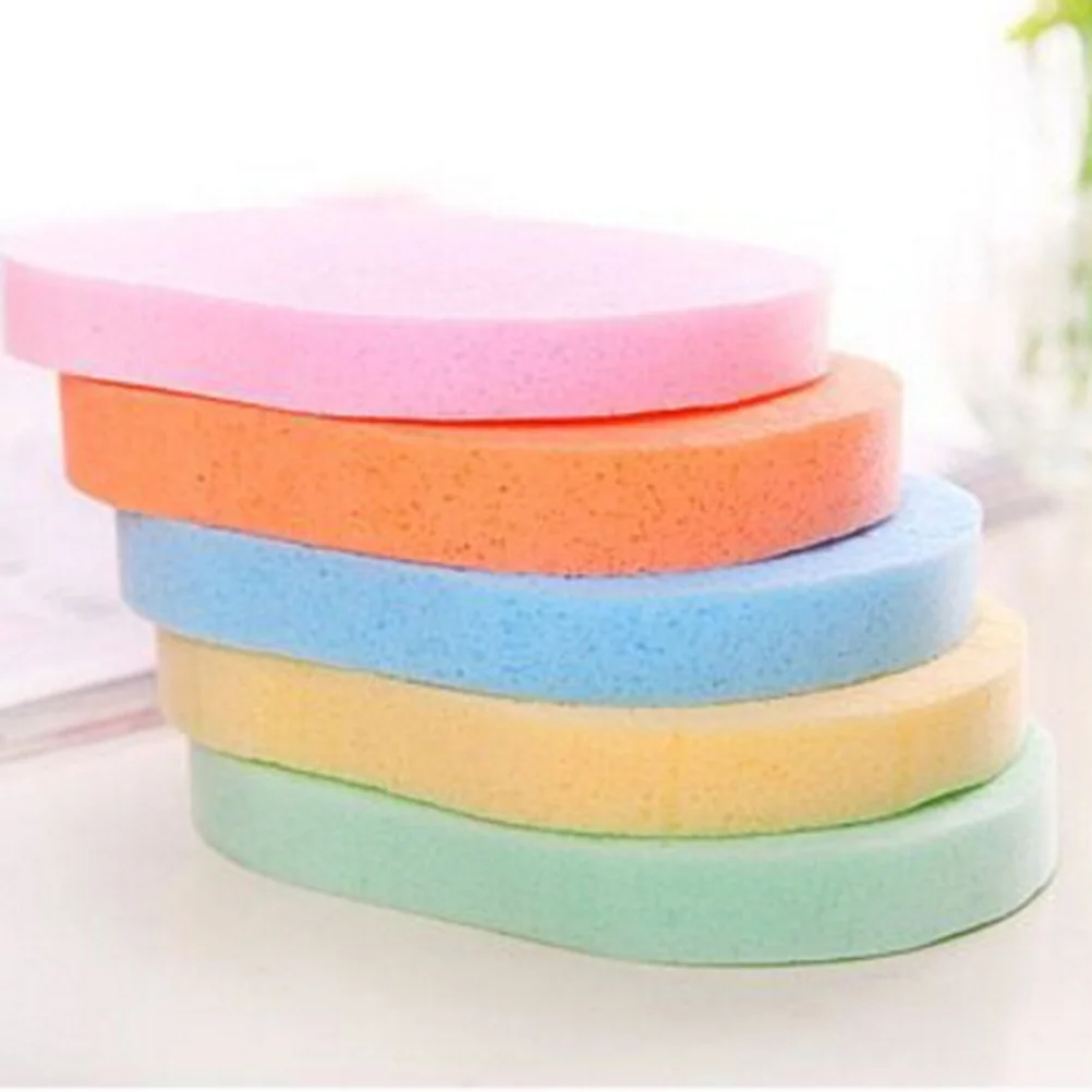 50 Pcs Skin Tone Brightening Sponge Face Cleaning Make up Cleansing Care Facial Fine