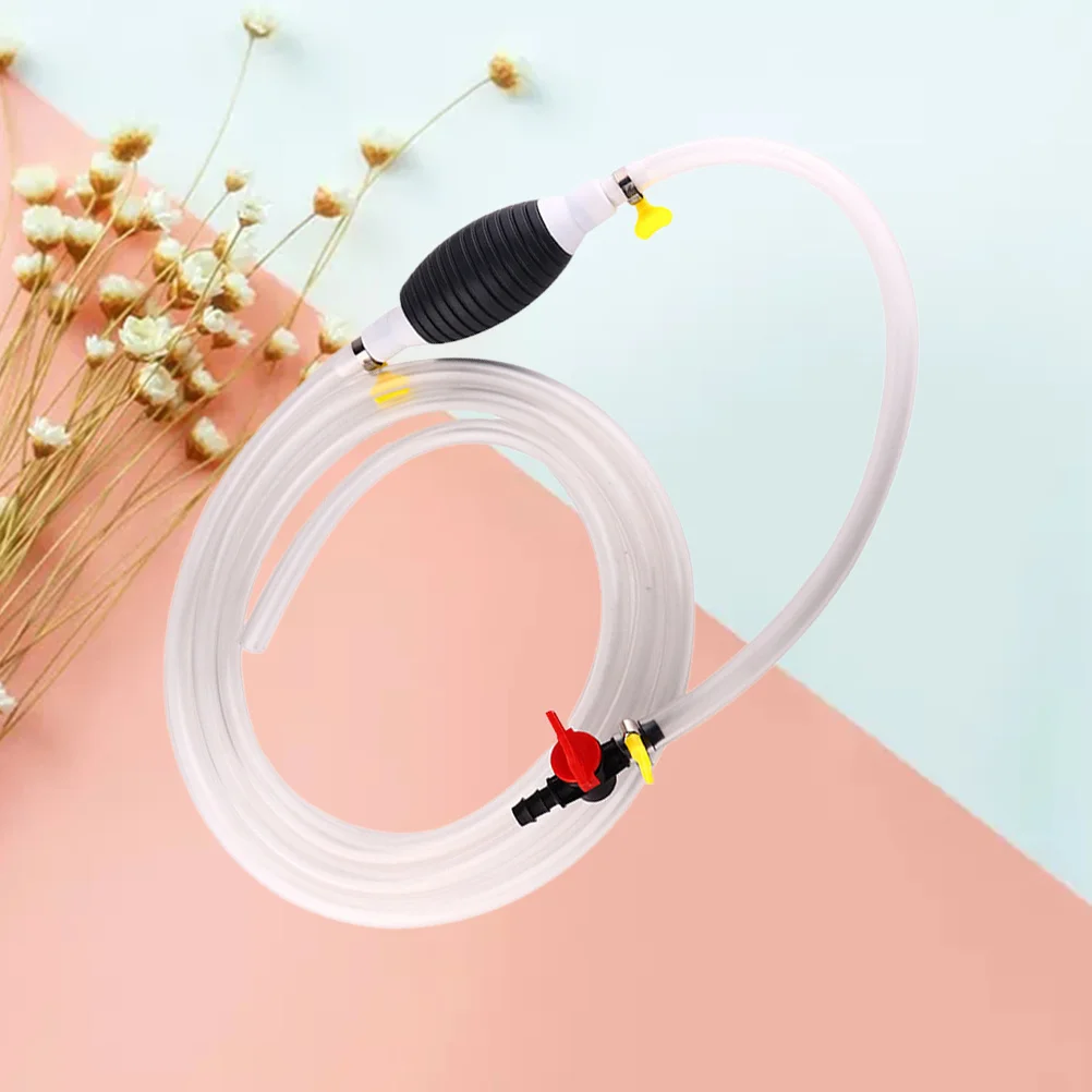 

Handheld Liquid Pump For Water Oil Transfer Suction Tool Portable Manual Aquarium Garage Yard Use Pvc Suction Pump