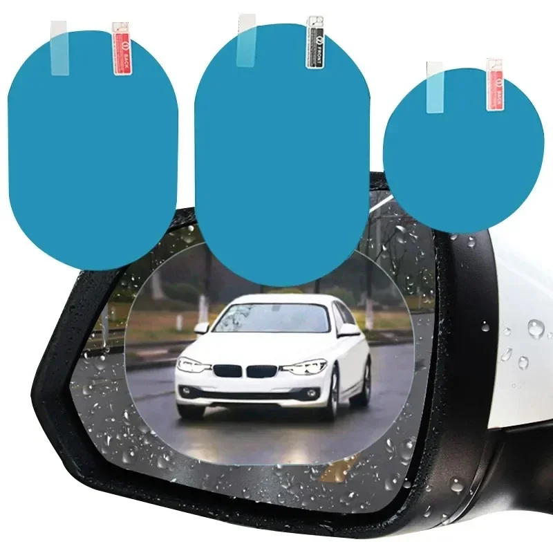 

2 Pcs Car Sticker Rainproof Film for Car Rearview Mirror Rain Film Clear Sight in Rainy Days Car Film Car Accessories Stickers