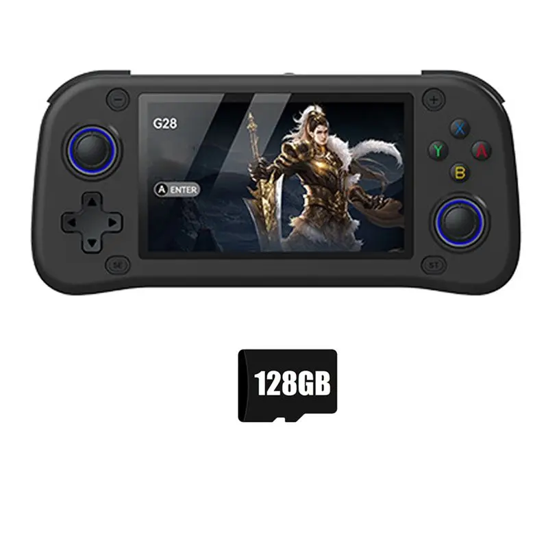 

Портативная игровая консоль FEDI-G28 в стиле ретро, 128 ГБ, 20000+ игр, 4,3-дюймовый экран, карманный плеер на Linux для симуляторов PSP/PS1/N64 A