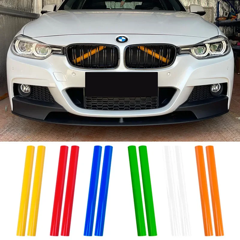 

A Pair Car Front Grille Trim Strips For BMW F30 F31 F32 F33 F34 F36 F20 F21 F22 F23 G29 Car Sport Styling Decoration Accessories