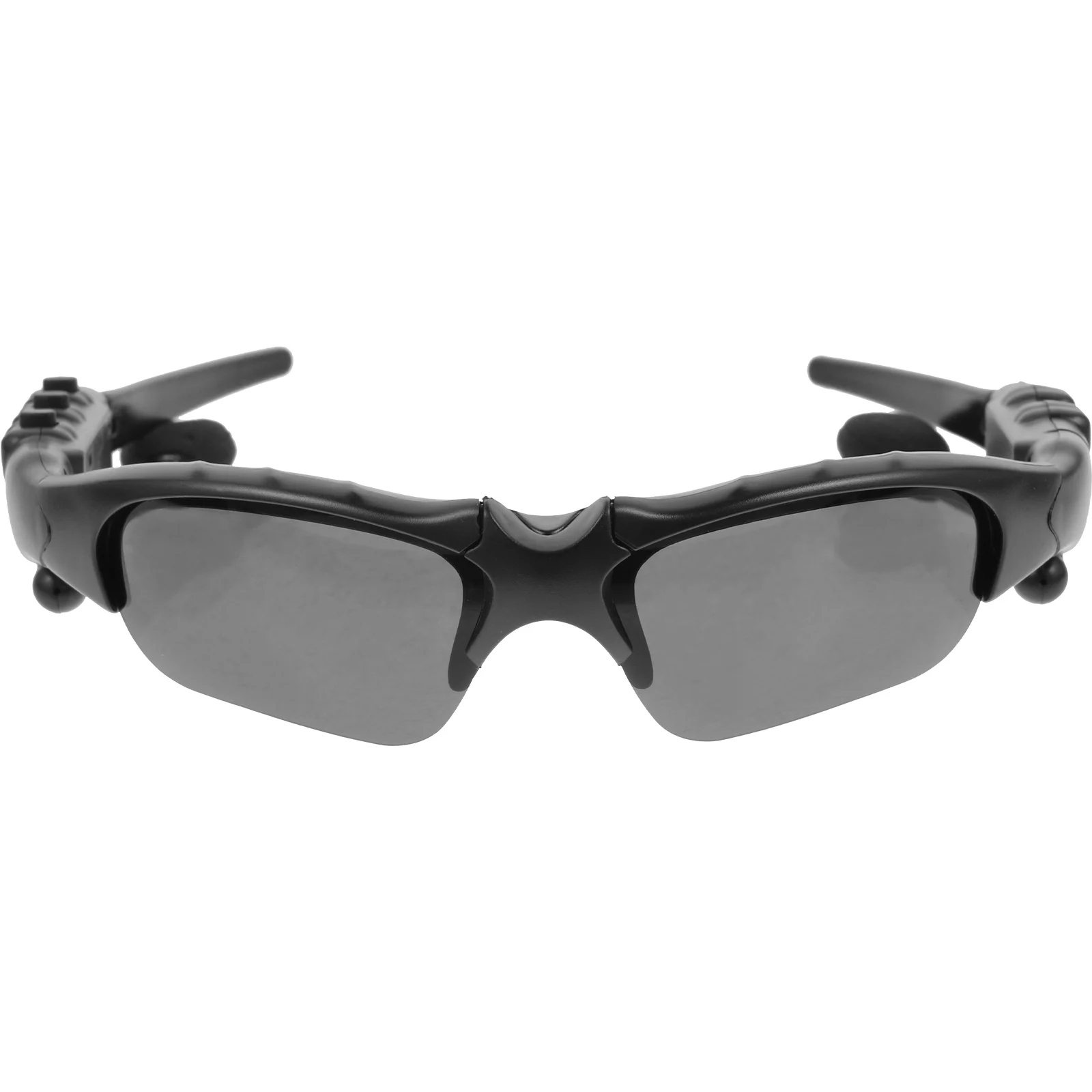 

Wireless Cycling Sunglasses Black Real Time Recording Sleek Design No Driver Needed Outdoor Sports Eyewear For Journalist