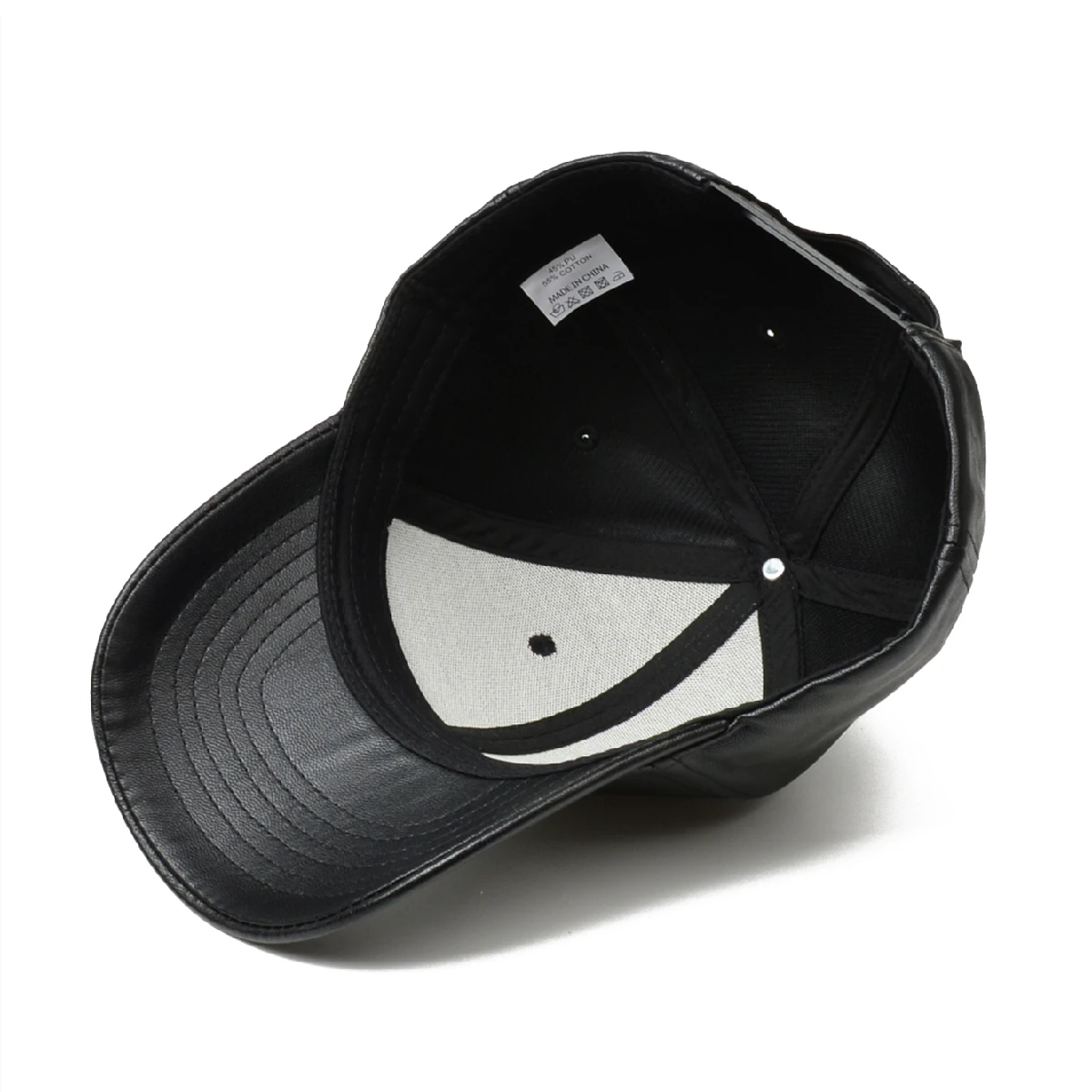 Black Leather Baseball Caps for Men Women High Quality Leather Caps Outdoor Bone Casquette Hip Hop Caps