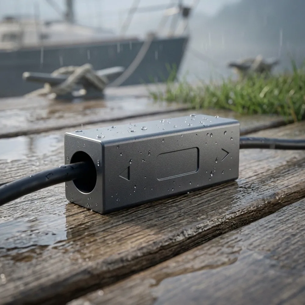 IP68 Sealed For RJ45 Coupler Intended for GEN3 Network Cables to Provide Enduring Connectivity Without Degradation Over Time