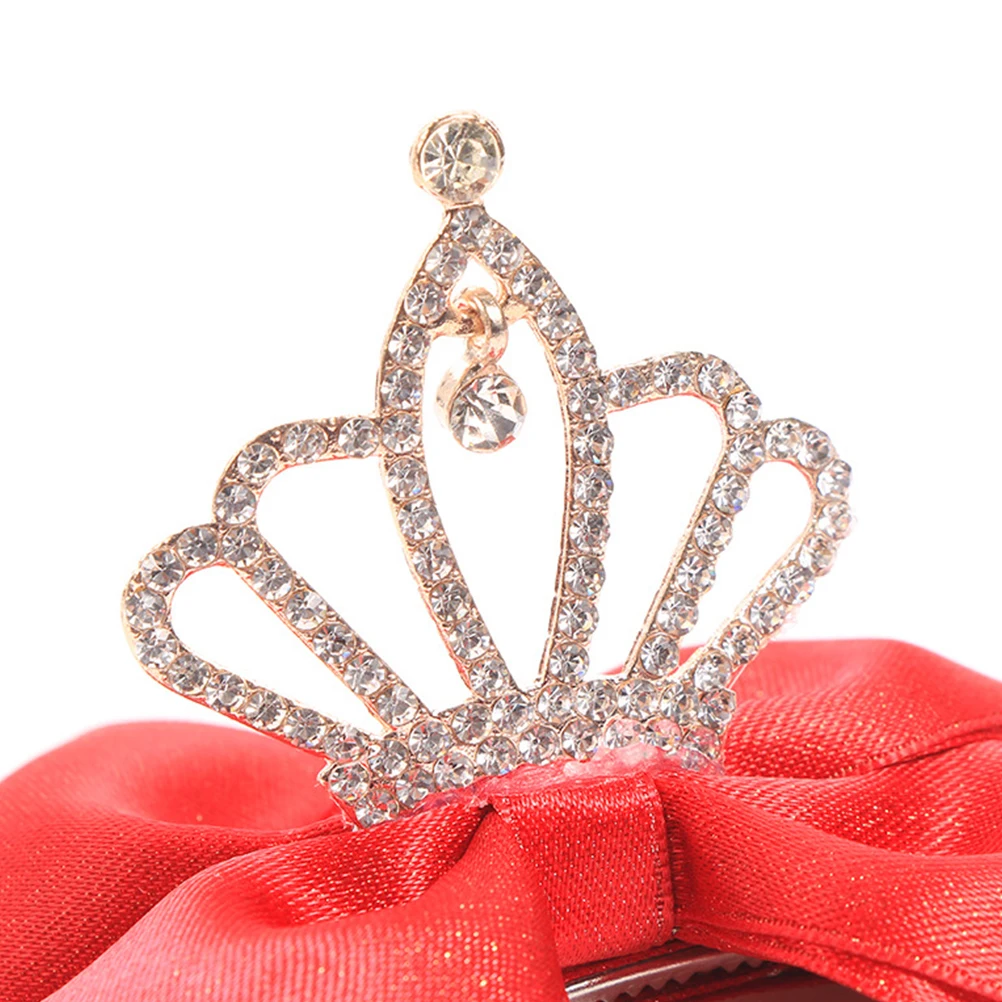 

Girls Hair Accessories Bowknot Clips Bright Colors Durable Crystal Elegant Women Barrettes Toddler Bride Everyday