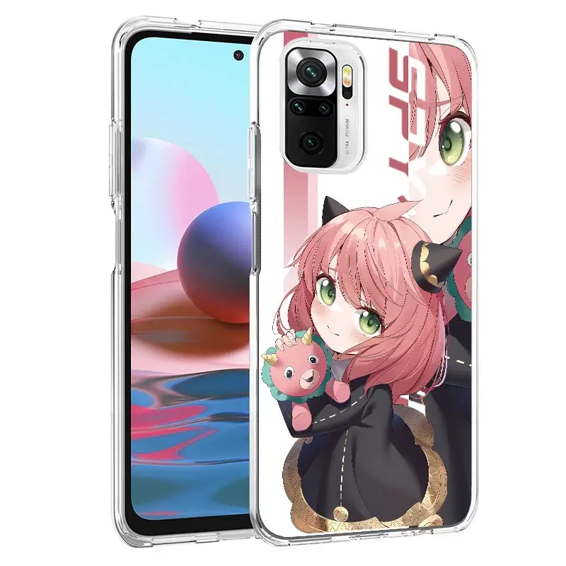 Anime Spy Family Anya Case Phone Cover for Xiaomi Redmi 12 12C 10 10C 10A 9 9C 9A 9T 8 8A 7 7A 6 Pro 6A S2 K20 K30 K40 Trend Fun