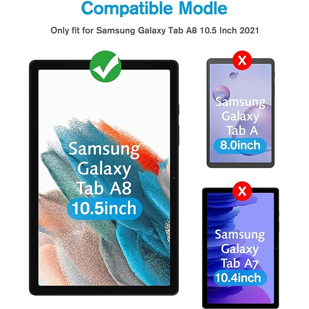 1/2/3PCS Paper feel Like Film For Samsung Galaxy Tab A8 10.5 2021 SM-X200 SM-X205 X200 X205 Tablet Screen Protector