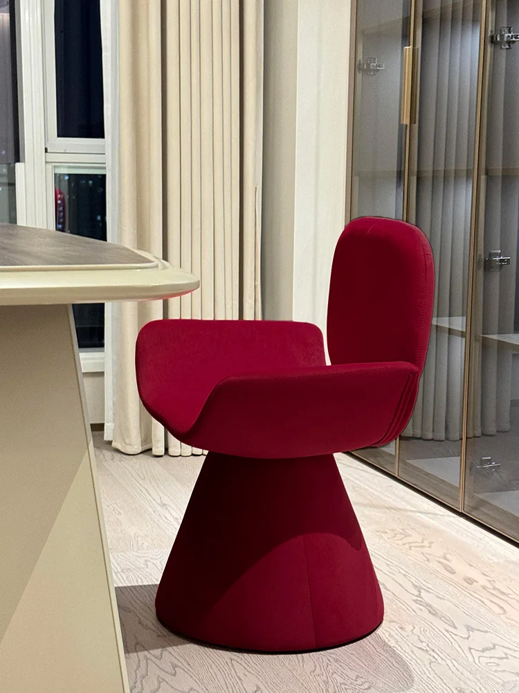 الأثاث كرسي فتاة الوردي ماكياج كرسي المخملية المنزل مسند الظهر الدورية الطعام الكراسي الحديثة عباءة غرفة الجمال البراز حسب الطلب