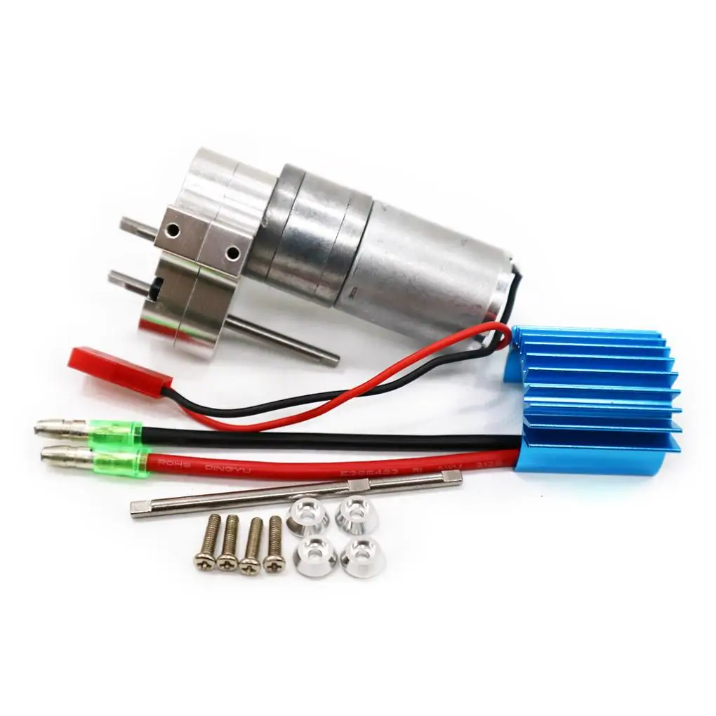 RCGOFOLLOW 1pcs Aluminum Alloy Heat-resistant Brushed Motor For 1/12 Rc Brushed Motor MN D90 MN-99 MN-91 FJ-45 RC Car Part