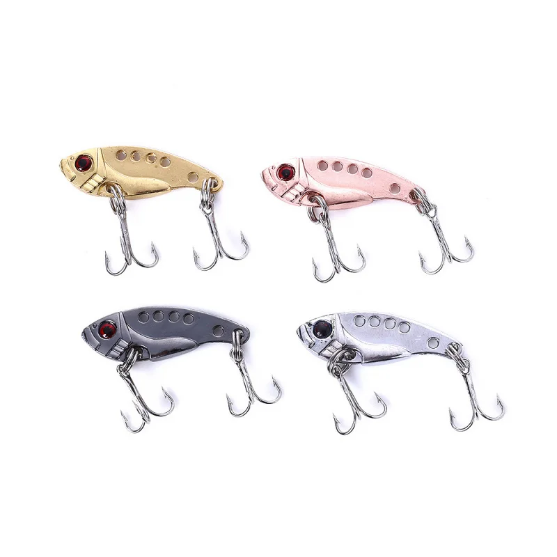 Universal Fake Fish Bait Electroplated Hard Bait with 3-7-11Kesang Hook Lure Micro Object for Freshwater Fishing