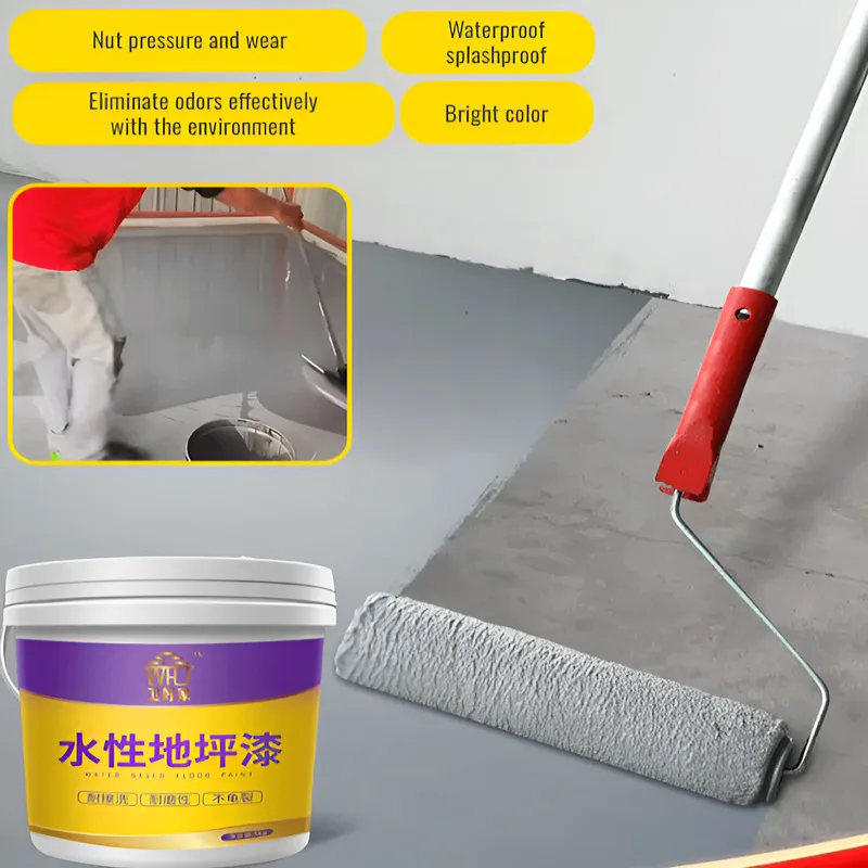 

Износная/эпоксидная краска для пола на водной основе/50p, краска для цементного пола, эпоксидная краска для дома, легко чистится/бытовой цементный пол