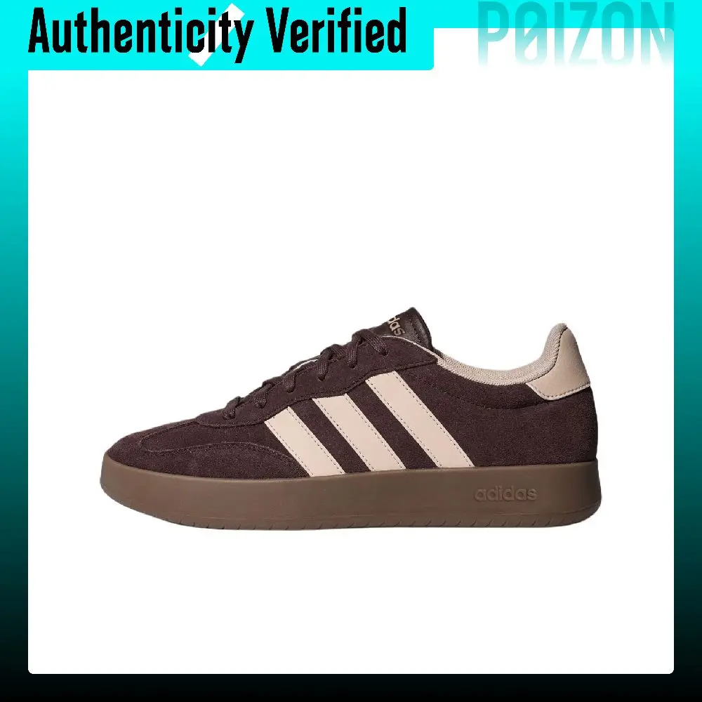 Adidas BARREDA German Army Trainers Unisex Dark Brown/Wonder Taupe/Resin Yellow LB5808