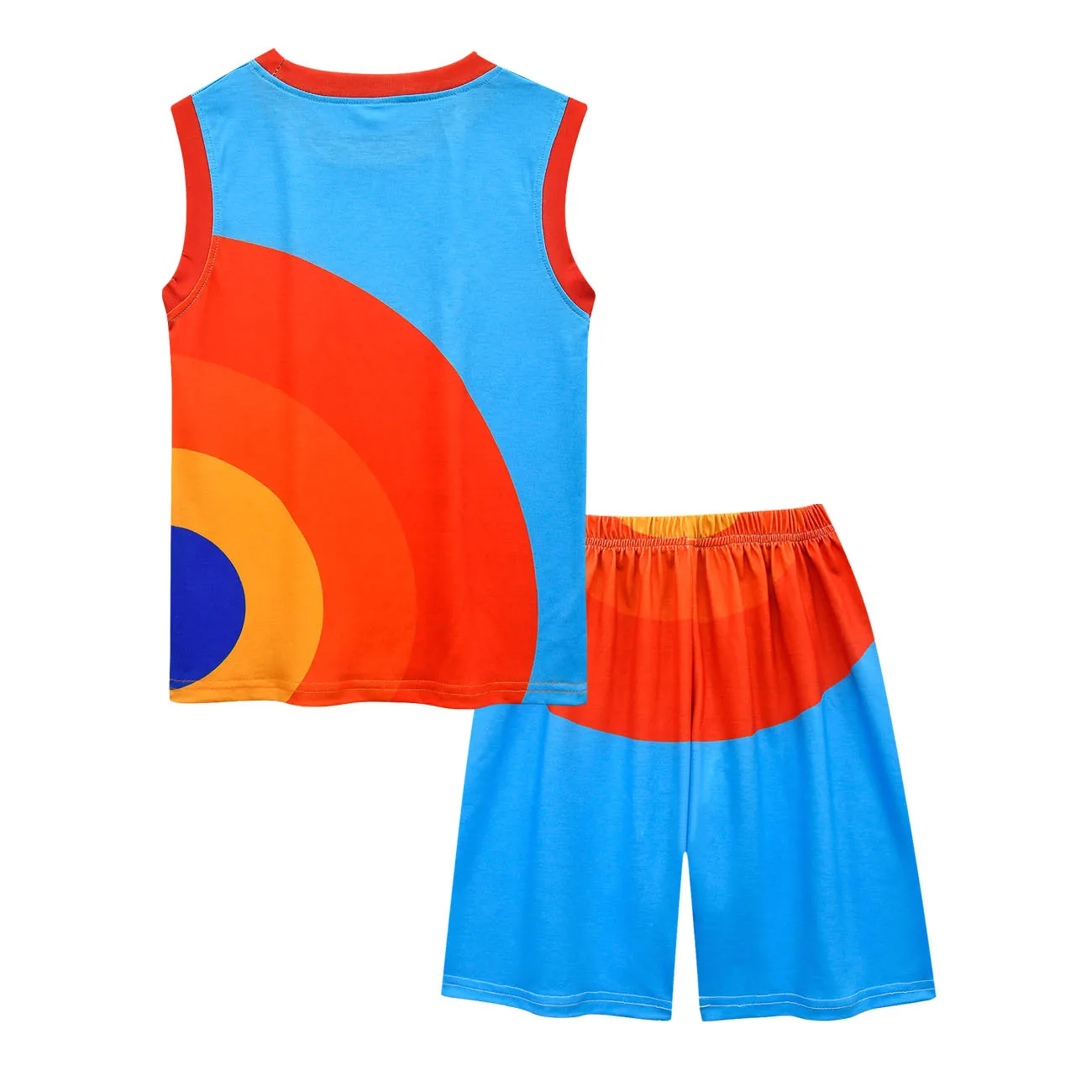 Boys Girls Space Jam 2 Jersey Clothes Tune Squad Basketball Cosplay Vest Shorts Tracksuit Uniform Sports Suit Children Clothing