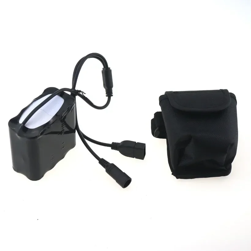 8.4V 16000mAh 6*18650 Battery Pack Bike-Light Battery 18650 Li-ion DC 5.5MM for Bike Bicycle Flashlight Headlamp Accessories