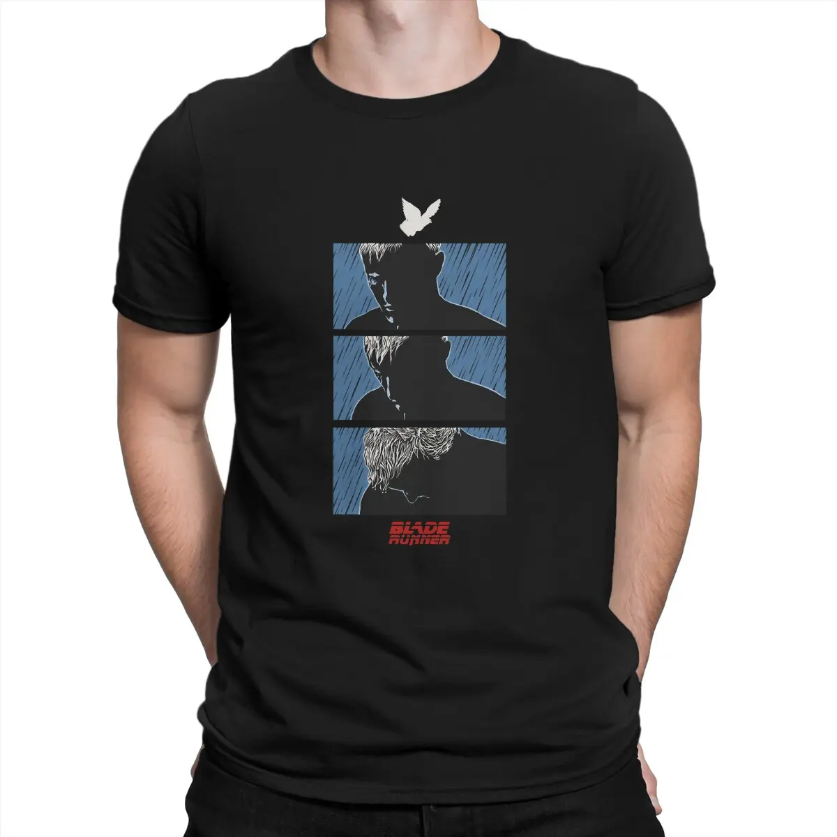Ending colour T Shirts Men\'s 100% Cotton Leisure T-Shirts O Neck Blade Runner 2049 Tees Short Sleeve Tops New Arrival
