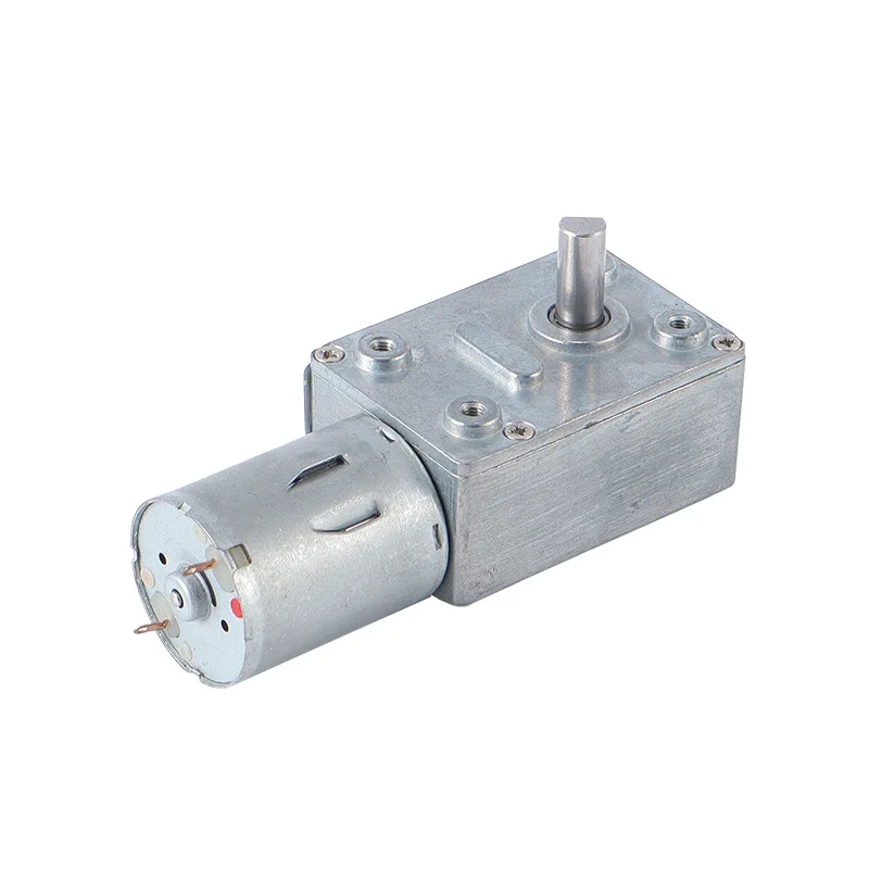 ZGY370 DC12V  Reduction Motor Worm Turbo Geared Motor DC 12V 1RPM 2RPM-100RPM 200RPM Electric Gearbox Reducer