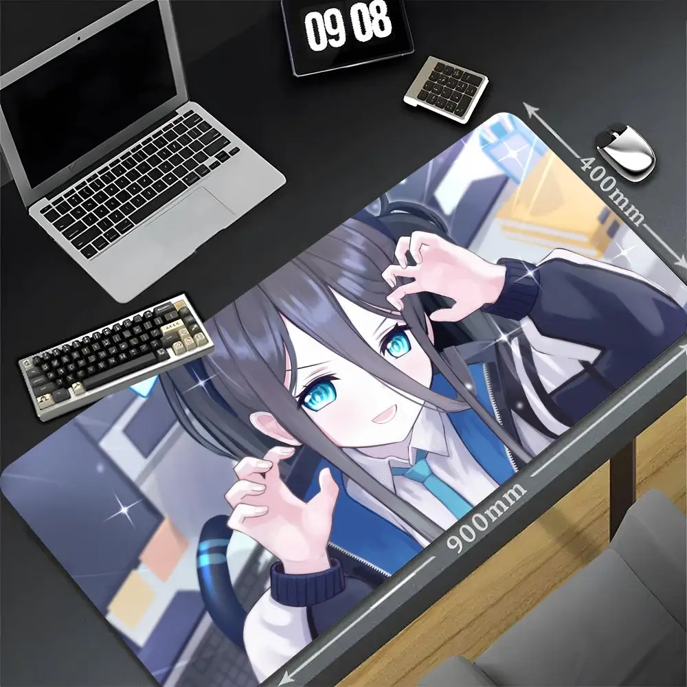 Alice T-Tendou B-Blue A-Archive Mouse Pad 90x40 Peace cm Kawaii Desk Mat Xxl Pc Gamer Gaming Computer Offices Mousepad Keyboard