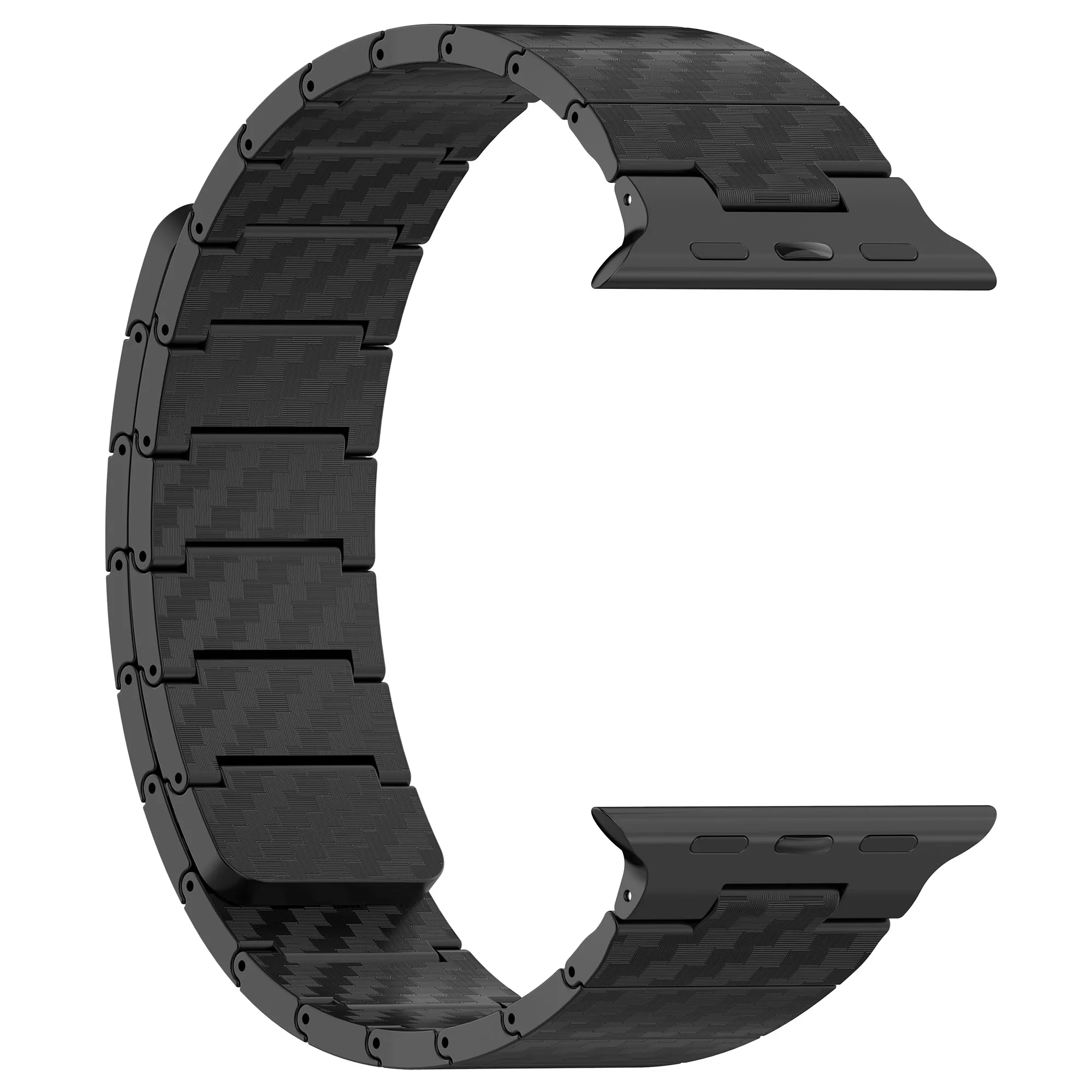 Luxury Band for Apple Watch Ultra 49mm 42 44 45mm 38 40 41mm Magnetic Strap Carbon Fiber Bracelet for iWatch Series 8 7 6 5 se 4