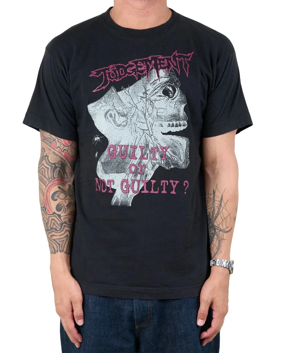 Share Vintage 90’s Judgement No Guilty T-Shirt  Men Clothing Shirts for Men