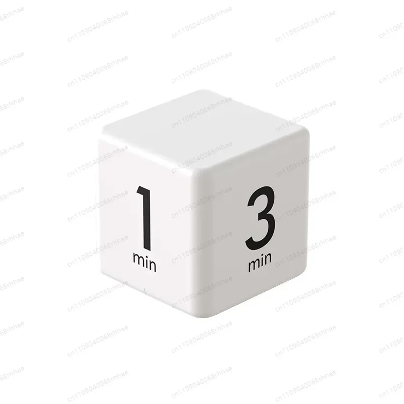 60 Minute Flip Cube Mechanical Timer Silent Countdown Clock For Cooking Baking Study