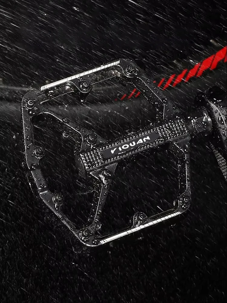 AliExpress Mountain Road Bicycle Pedal Aluminum Alloy Pedal Double DU Pedal Anti-slip Widened Nail Pedal Mtb Pedals Bicycle Accessories