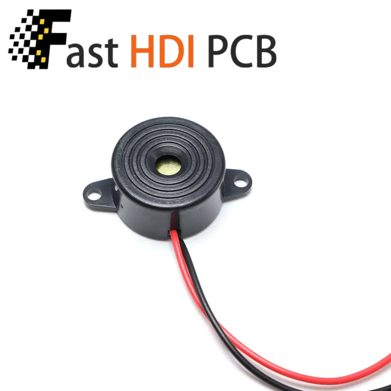 Alto-Falante Ativo de Alta Potência 23x12mm (SFM-20B) - 3-24V DC, Som Contínuo 85dB+, Toque ao Ligar, Uso em Equipamentos de Refrigeração