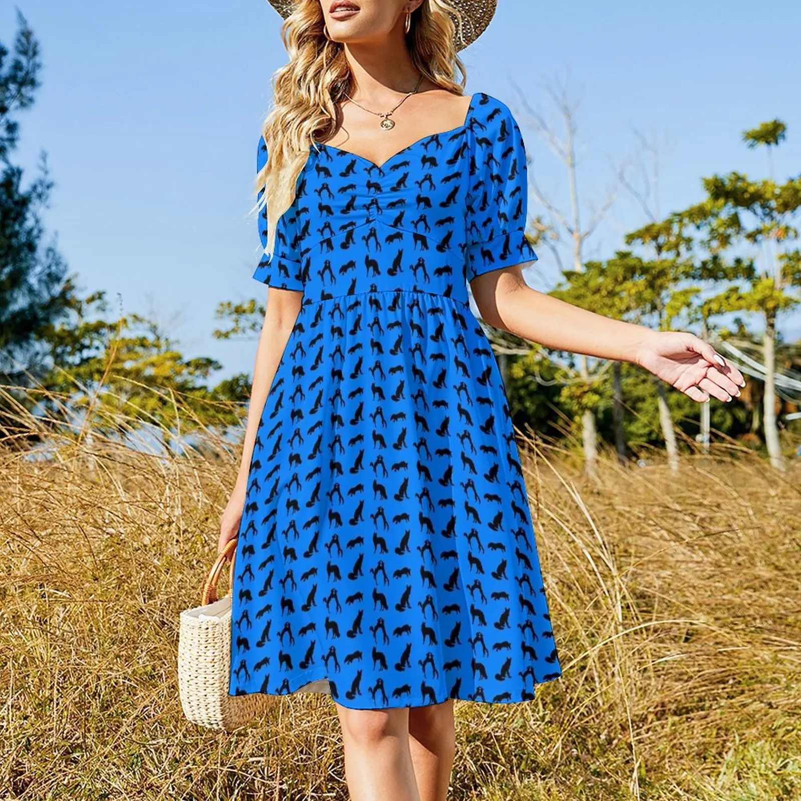 Fabulous Fox silhouettes Sleeveless Dress Summer women's clothing dresses summer