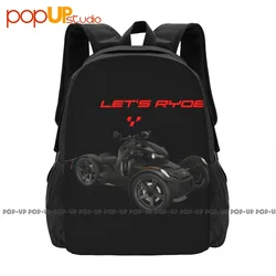 Can Am Ryker Motorcycle P-109 Backpack Large Capacity Fashion Softback Sports Style Multi-function