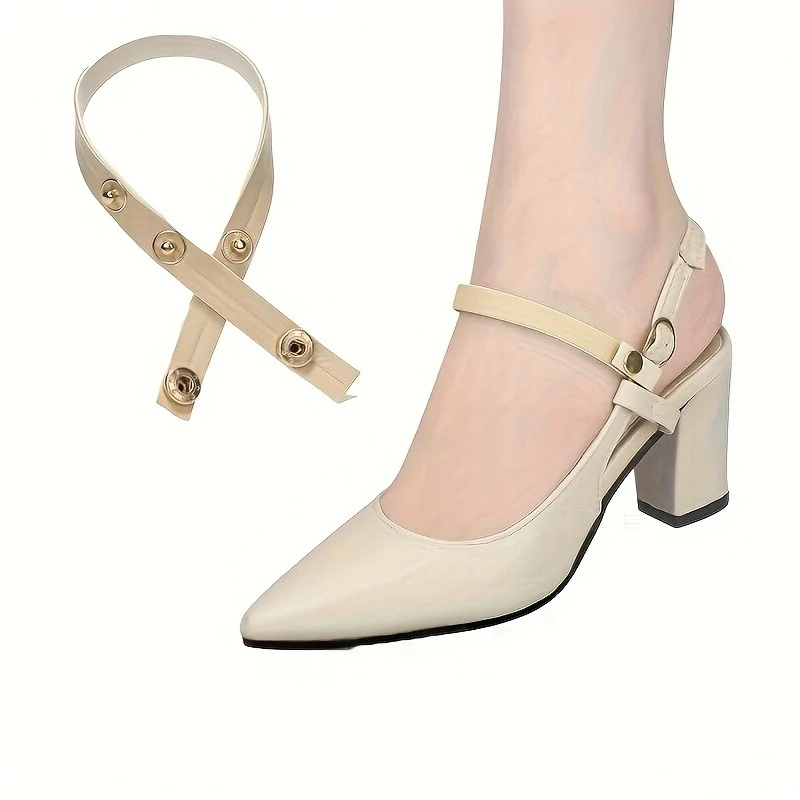 Damen-Schnürsenkel für High Heels, verstellbarer Schuhriemen, Knöchelhalterung, Anti-Rutsch-Bündel-Schnürsenkel, Bindebänder, elastische Fixiergurte