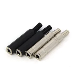 4 types Audio mono/stereo Metal 6.35 mm 6.5  female 1/4 