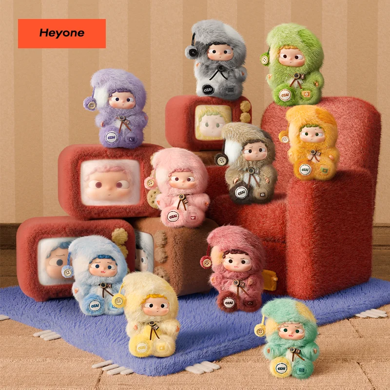 Nowa seria Heyone Ozai Memory Freeze Pluszowe Blind Box V3 Mystery Box Śliczne Figurki Akcji Zabawki Figurki Anime Lalki Zabawka Prezent