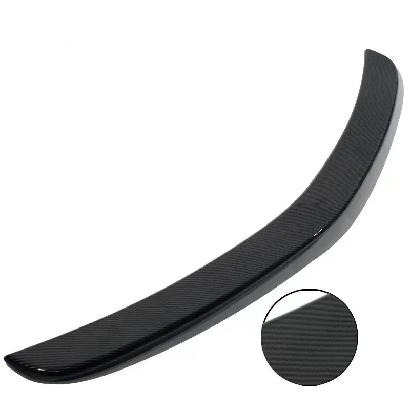 For Mercedes Benz E Class W212 E180 E200 E260 E300 E320 Sedan 4 Door Black Carbon Rear Trunk Lid Ducktail Lip Spoiler Wings Part