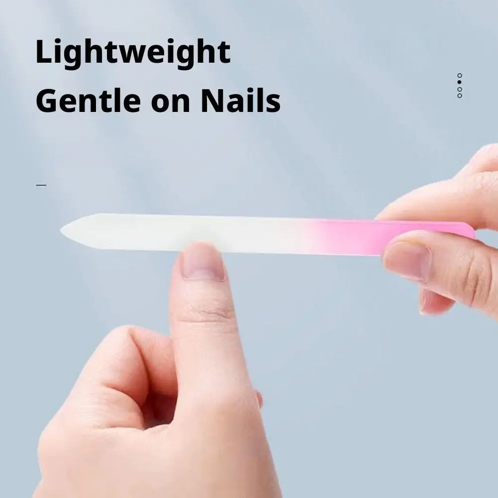 Glas-Nagelfeilen für Naturnägel Doppelseitige Polier-Kristallnagelfeile mit Etui Maniküre Salon Nagelpflege für Frauen Mädchen – Detail 18
