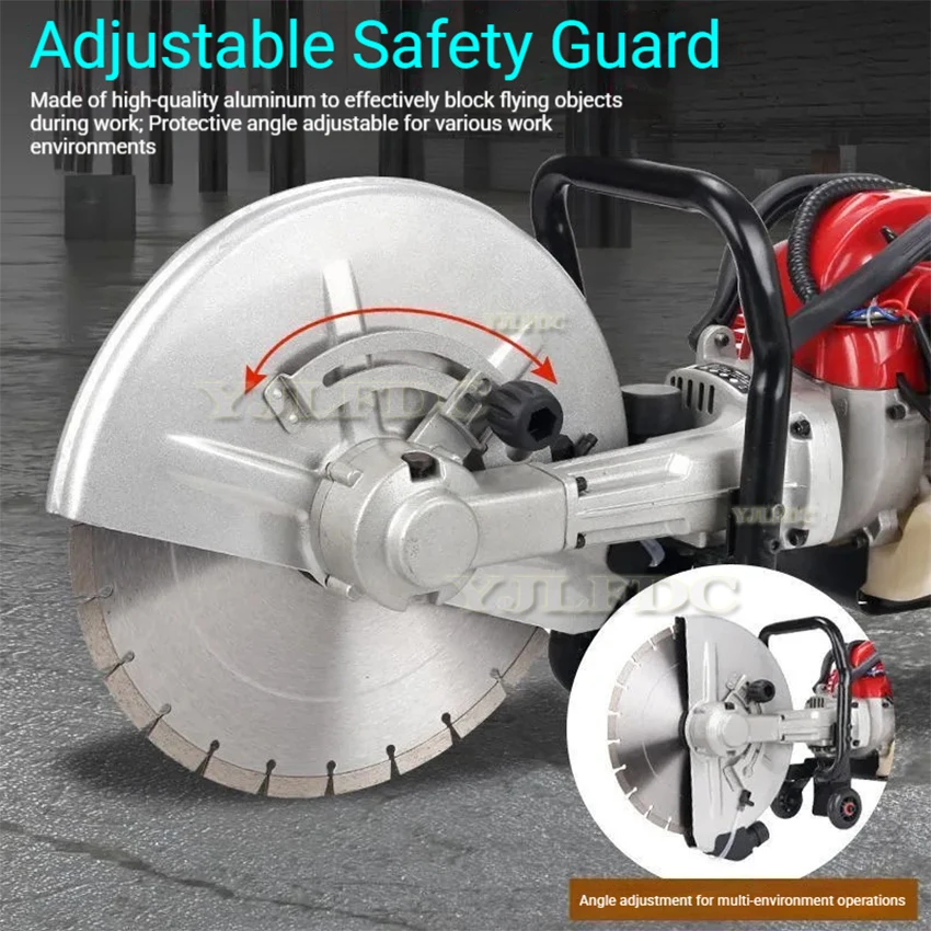 52CC  slotting machine road wall cutting machine concrete wall slotting high power 350 type cutting machine door opener