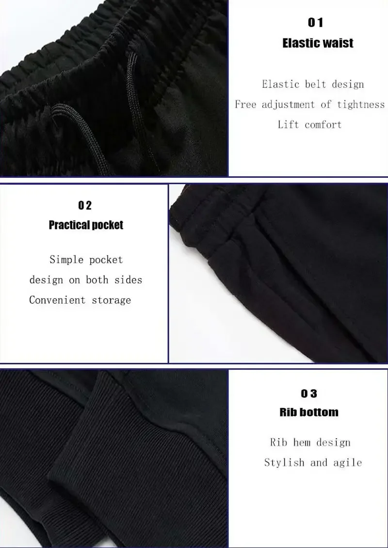 BSS men's jogging fitness running casual pants, men's clothing, streetwear, fjharajuku, autumn, winter, new 2024