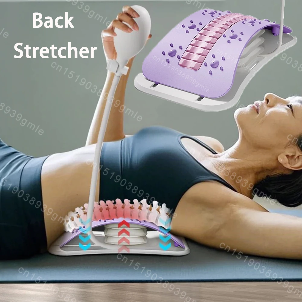 

Регулируемый массажер для спины, подушка безопасности, поддержка талии и шеи, массаж поясницы, расслабление шейных мышц, носилки, массажер для осанки, облегчение боли