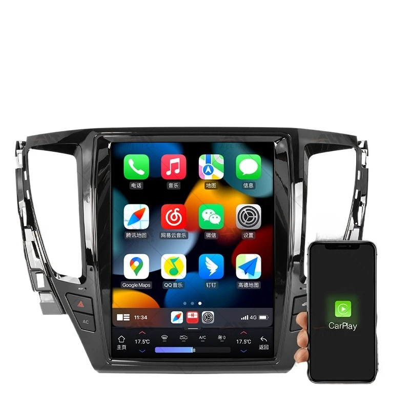 

Large Touch Screen GPS Navigation Car Multimedia Central Console Display for Mitsubishis Pajero Sport Accessories