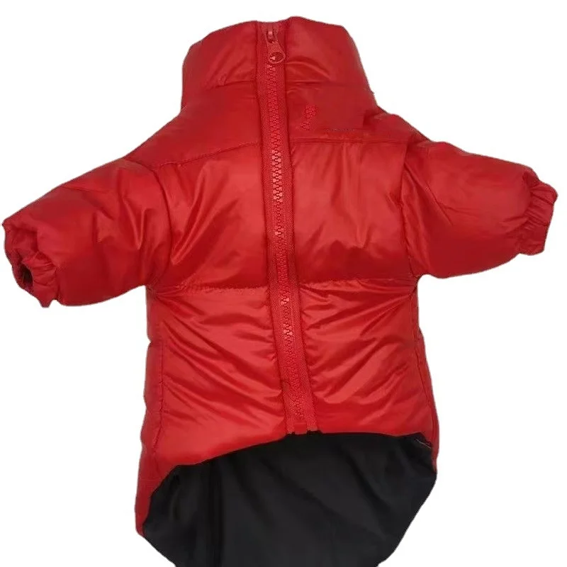 big Small Large dog cats pet winter clothes north face jacket coat costume Puppy Warm Waterproof Clothing Snowproof Fashion